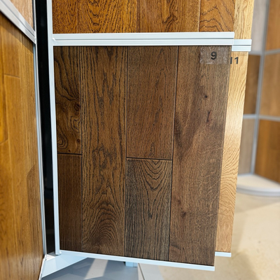 Kensington Engineered Real Wood Oak Black Washed Brushed Lacquered